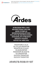 ARDES AR4R09B Bedienungsanleitung