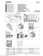 Siemens RLA162 Installationsanleitung