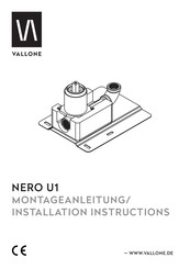 Vallone NERO U1 Montageanleitung