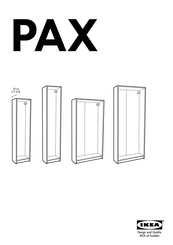 IKEA PAX D08C02 Montageanleitung