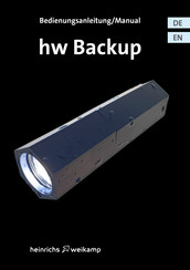 heinrichs weikamp hw Backup Bedienungsanleitung