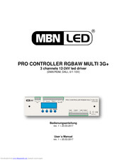 MBNLED PRO CONTROLLER RGBAW MULTI 3G+ L513513G5 Bedienungsanleitung