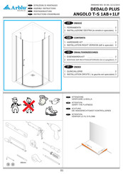 Arblu DEDALO PLUS Montageanleitung
