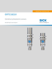 SICK GRTE18V Betriebsanleitung
