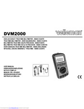 Velleman DVM2000 Bedienungsanleitung