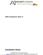 Axis Companion Dome V Installationsanleitung