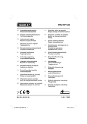 Toolson PRO-RF 620 Originalbetriebsanleitung