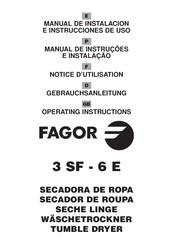 Fagor 3 SF - 6 E Gebrauchsanleitung