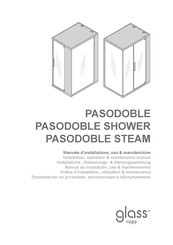 glass 1989 PasoDoble Shower 140 Installations-, Bedienungs- & Wartungsanleitung