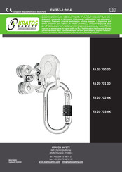 KRATOS SAFETY FA 20 702 XX Gebrauchsanweisung Und Sicherheitshinweise