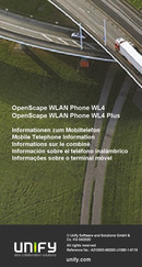 Unify OpenScape WLAN Phone WL4 Plus Handbuch
