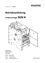 Pfeuffer SLN 4 Betriebsanleitung