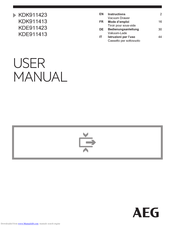 AEG KDE911413 Bedienungsanleitung