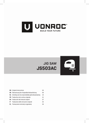 VONROC JS503AC Bersetzung Der Originalbetriebsanleitung