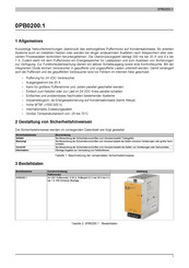 B&R 0PB0200.1 Handbuch