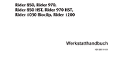 Husqvarna Rider 970 Werkstatt-Handbuch