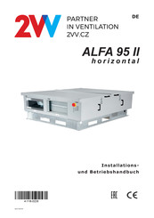 2VV ALFA 95 II Installations- Und Betriebshandbuch