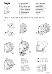 Hager 63 A MX Bedienungsanleitung