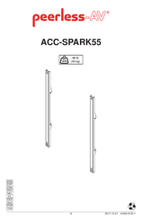 peerless-AV ACC-SPARK55 Montageanleitung