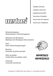 Vetus MHWS822 Installationsvorschriften
