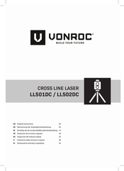 VONROC LL502DC Bersetzung Der Originalbetriebsanleitung