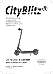 CityBlitz CB048 Originalbetriebsanleitung
