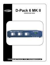 SHOWTEC D-Pack 6 MK II Bedienungsanleitung