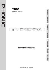 Phonic i7100 Benutzerhandbuch