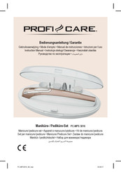 ProfiCare PC-MPS 3016 Bedienungsanleitung, Garantie