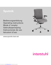 Interstuhl Büromöbel Sputnik Bedienungsanleitung