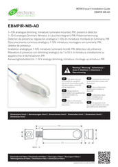 CP Electronics EBMPIR-MB-AD Handbuch