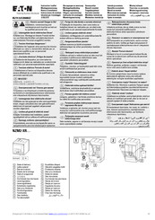 Eaton NZM2-XR Serie Montagehinweise