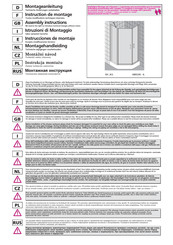 Kermi RialtoXS RX R/L Serie Montageanleitung