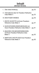 PRESIDIUM Refractive Index Meter II Anleitung