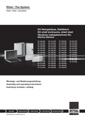 Rittal KX 1577.000 Montage- Und Bedienungsanleitung