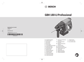 Bosch GBH 180-LI Professional Originalbetriebsanleitung
