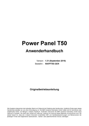 B&R Industries Power Panel T50 Anwenderhandbuch