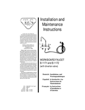 T&S B-1171 Installations- Und Wartungsanleitungen