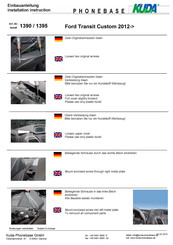 Kuda 1390 Einbauanleitung