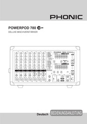 Phonic Powerpod 780 Plus Bedienungsanleitung