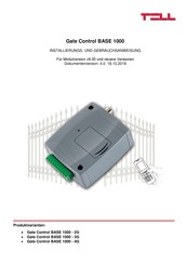 tell Gate Control BASE 1000 - 2G Installierungs- Und Gebrauchsanweisung