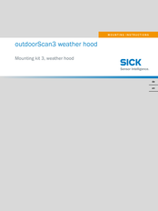 SICK outdoorScan3 Montageanleitung