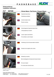 Kuda 087230 Einbauanleitung