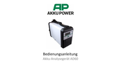 Akku Power AD60 Bedienungsanleitung