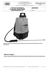 Volpi V_BLACK ELEKTRON Benutzerhandbuch