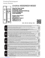 Control Techniques Unidrive M200 Schritt-Für-Schritt-Anleitung