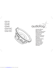 Audiofrog GS410C Bedienungsanleitung