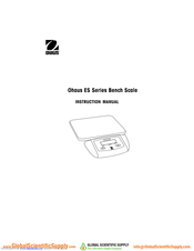 OHAUS ES30R Bedienungsanleitung