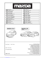 Mazda 4100-77-508 Einbauanleitung