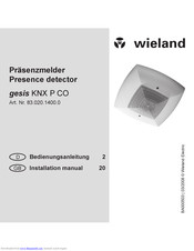 Wieland gesis KNX P CO Bedienungsanleitung